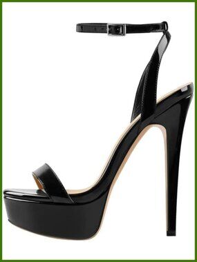 Platform Stiletto High Heels Open Toe Ankle Strap Sandals Wedding Party